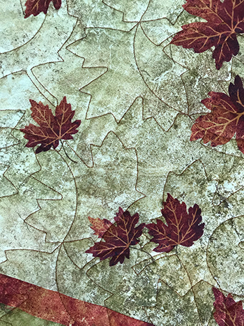 maple leaves longarm quilt pattern